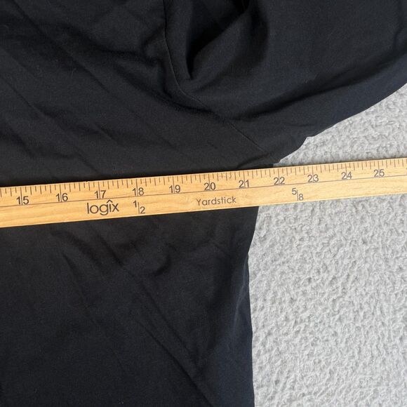 Polo Ralph Lauren Polo Bear Hoodie Mens L Black Knit Sweatshirt 2 Sided Sweater - Picture 6 of 9